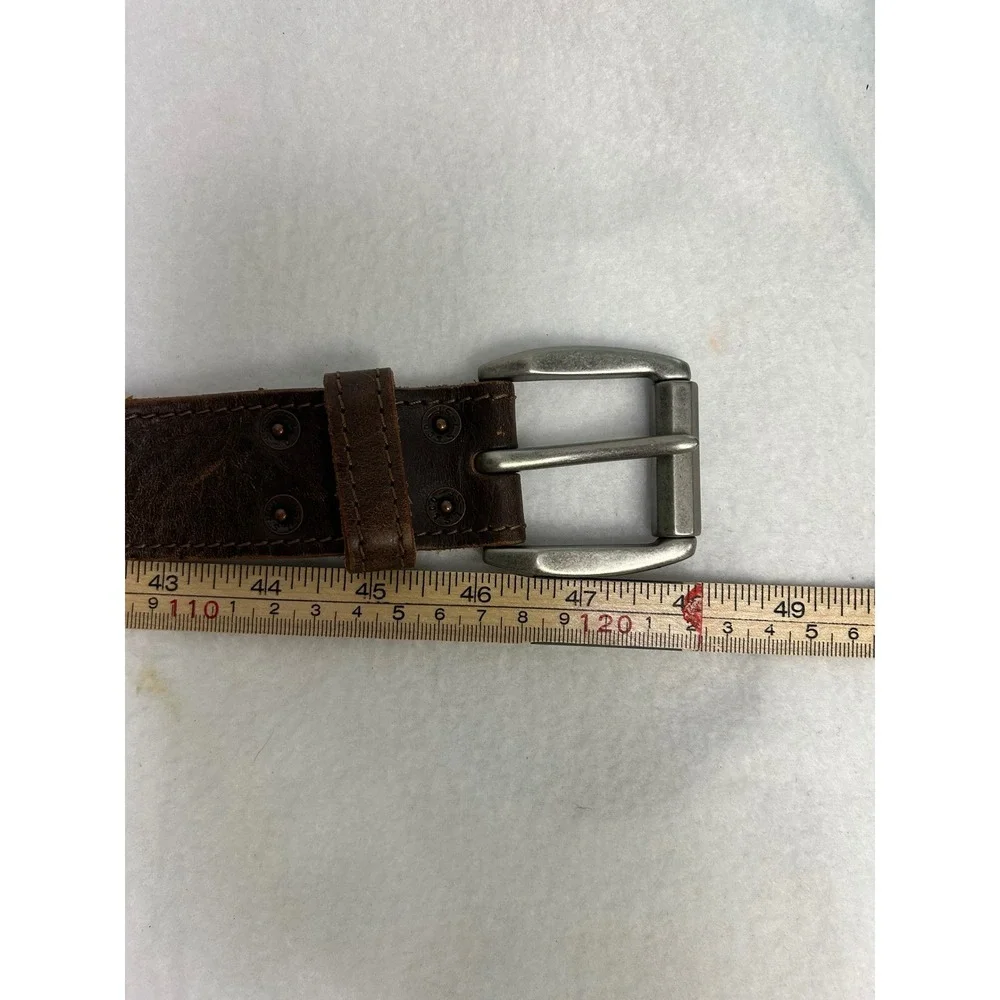 Rugged Americana Levi's Mens L 38-40 Brown Genuine Leather Casual Belt
